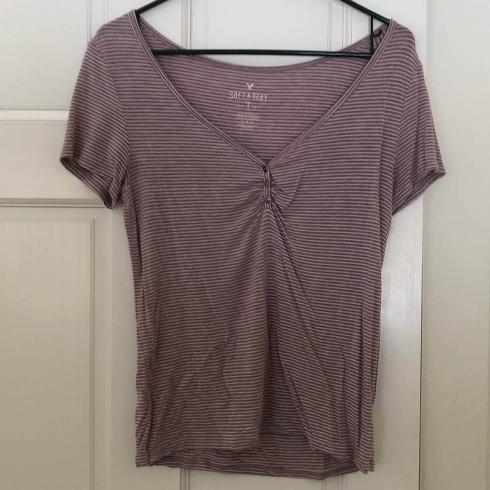 American Eagle striped shirt